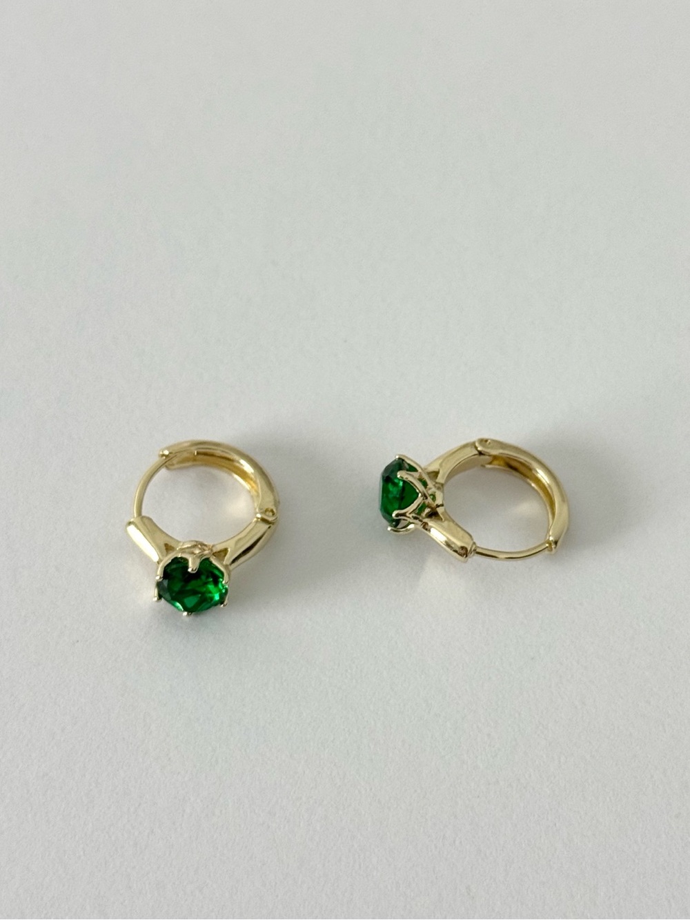 Gemma Huggie Hoops